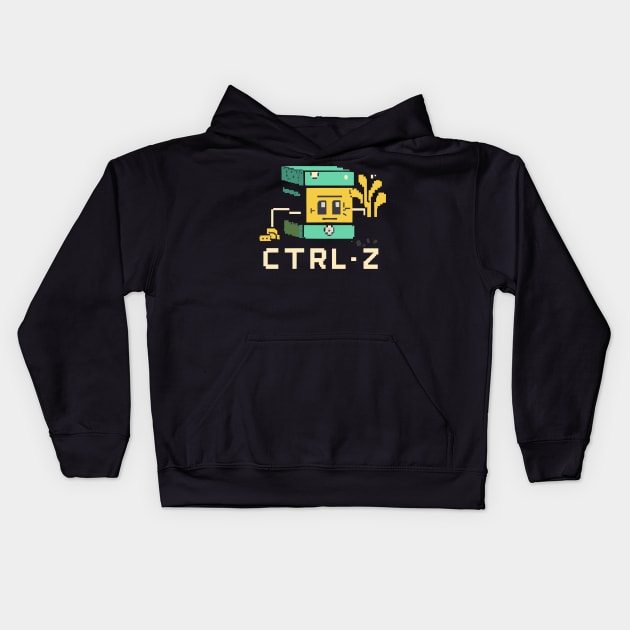 Ctrl+Z Kids Hoodie by SimpliPrinter